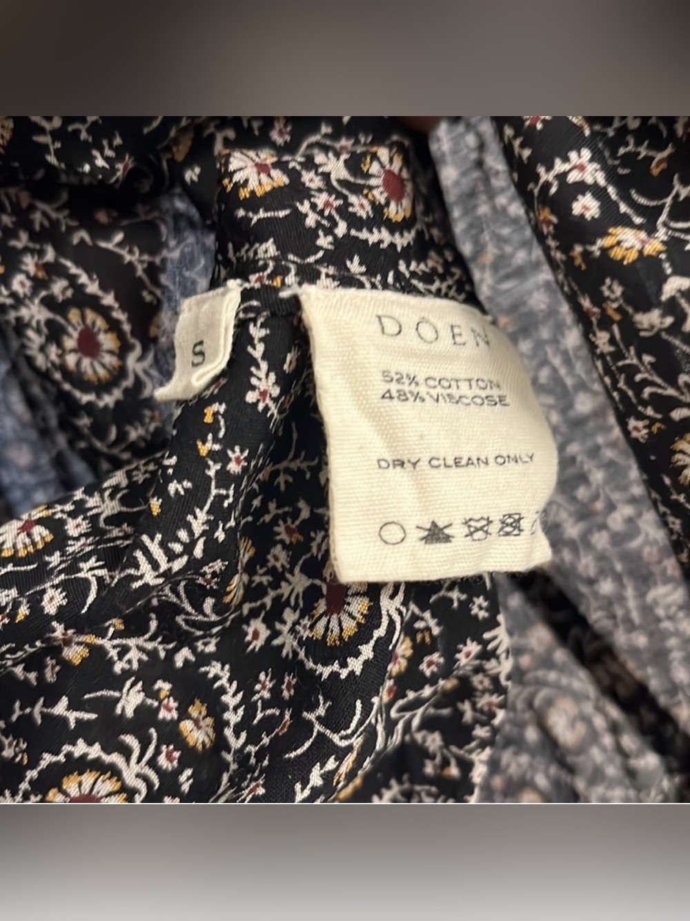 Dôen Rose Top in Botanical Prairie Paisley | Size Small - Picture 6 of 6